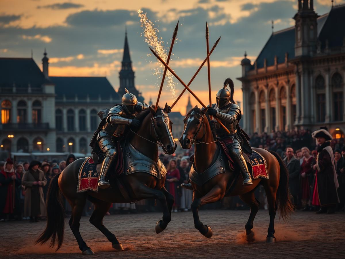 Joutes équestres de l’Ommegang au Sablon