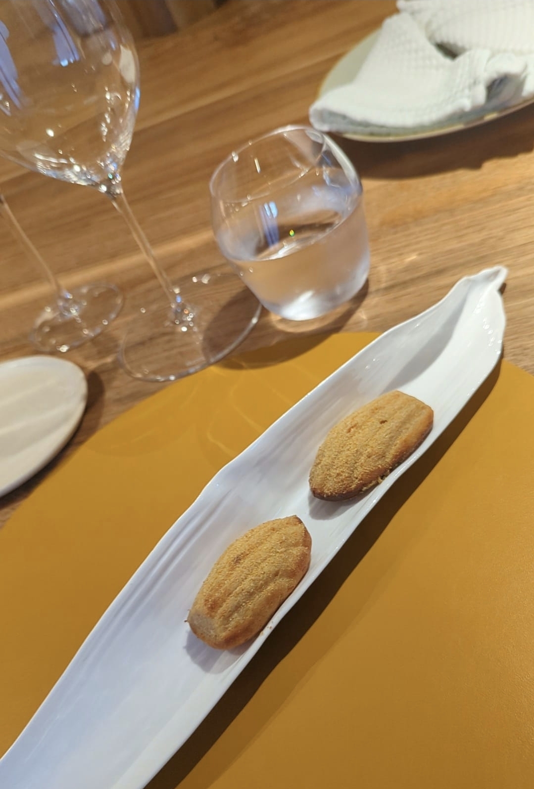 Madeleines — mignardises de fin de repas