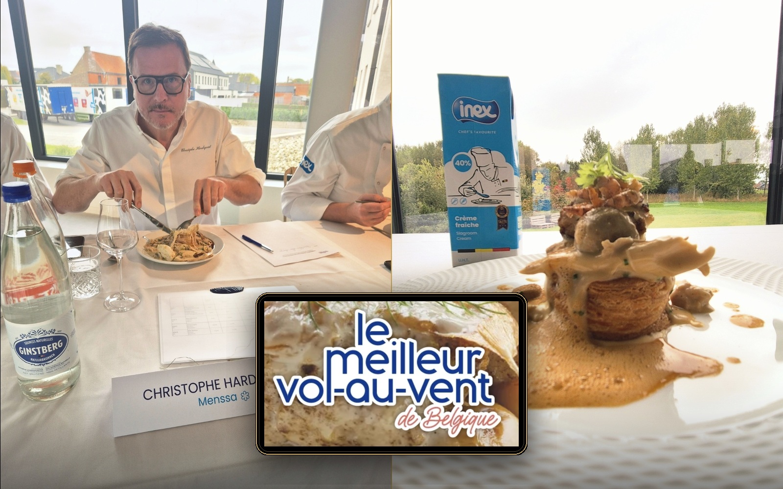Vol-au-vent doré à la crème INEX 40 % — plat réconfort belge par excellence — concours INEX 2026